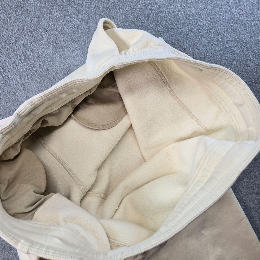 Lululemon Sweatpants Womens 16 White Relaxed Drawstring Pockets Fleece Yoga - Picture 15 of 16